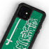Saudi Arabia Flag Distressed iPhone 12 Waterproof Case